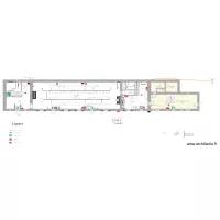 Sch&eacute;ma technique courant faible + s&eacute;curit&eacute; RDC gite grand Mon&eacute;