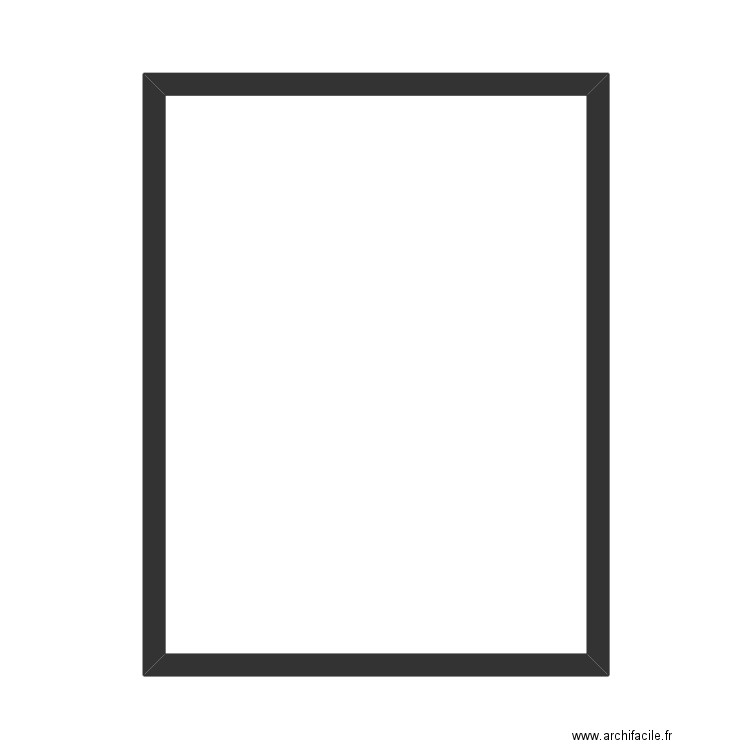 Lausanne 2 combles. Plan de 1 pièce et 33 m2