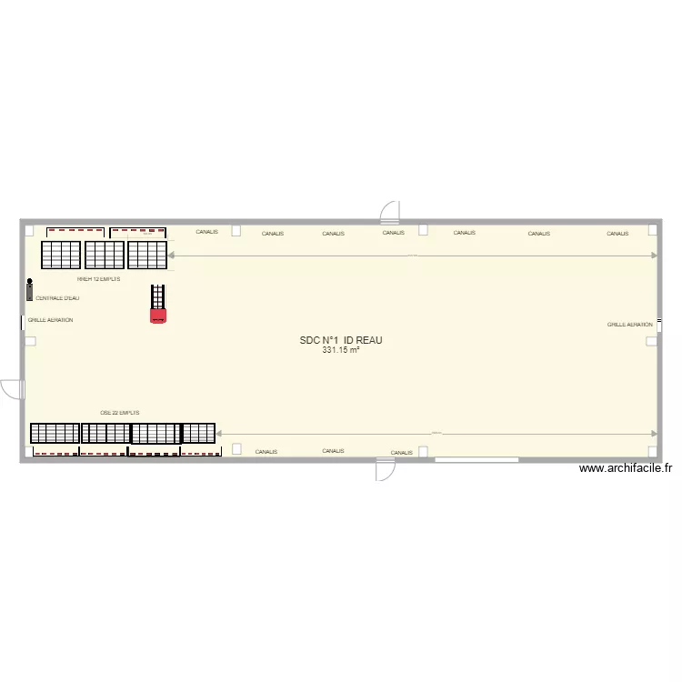 SDC A  ID REAU . Plan de 