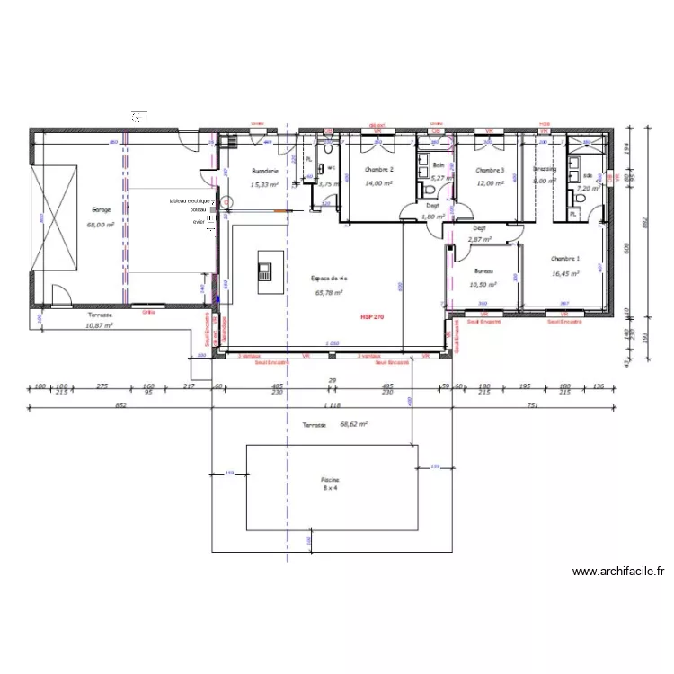 berat ever garage + elec. Plan de 
