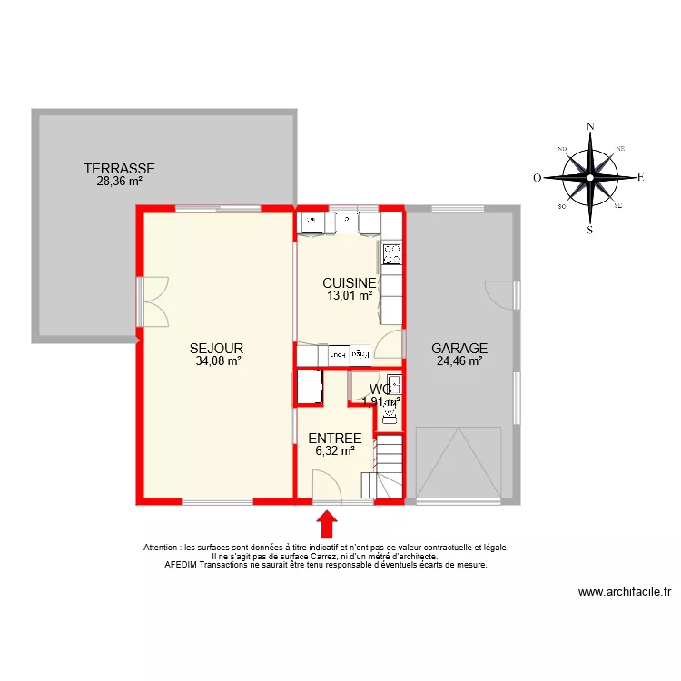 BI 8200 RDC. Plan de 