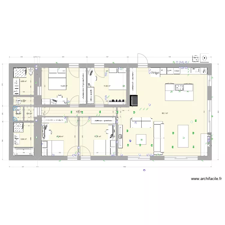 hangar 2023 V2 pour permis de construire. Plan de hangar 2023 V2 pour permis de construire. Plan de