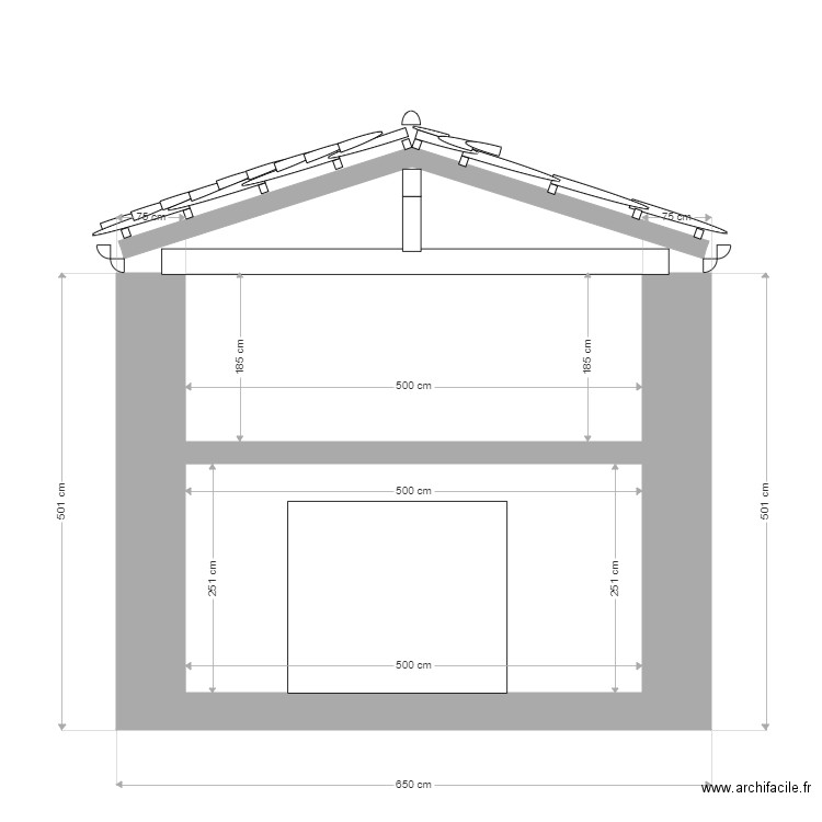 BERGERIE PIGNON EST 2DEVIS. Plan de 1 pièce et 13 m2