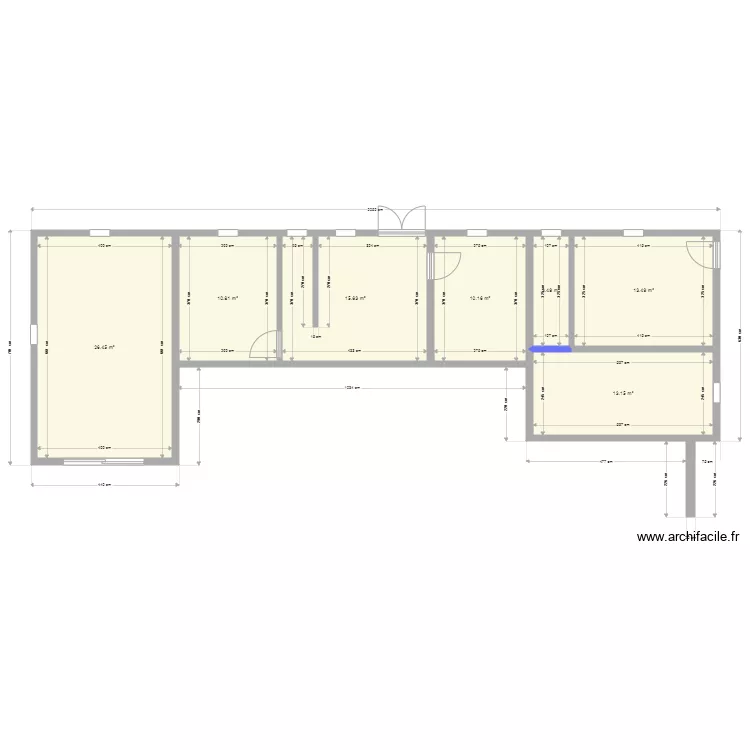 APPART EST CALENDINI. Plan de 