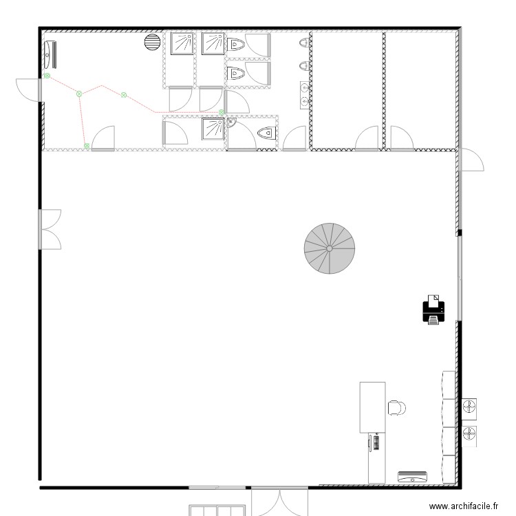 Bureau Lesperon. Plan de 0 pièce et 0 m2