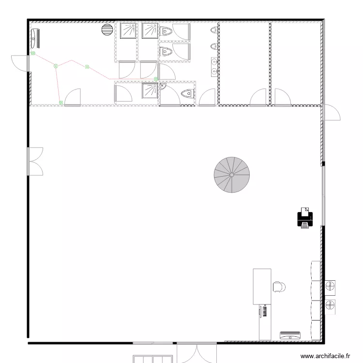 Bureau Lesperon. Plan de 