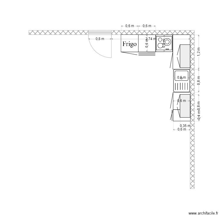 CUISINE 1 2 ET 3. Plan de 0 pièce et 0 m2