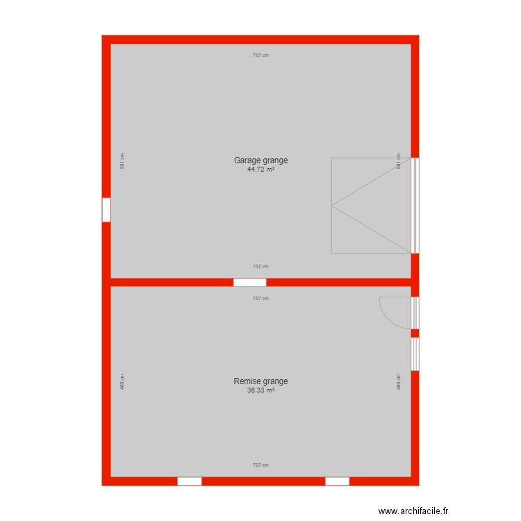 BI 3902  annexe côté. Plan de 0 pièce et 0 m2