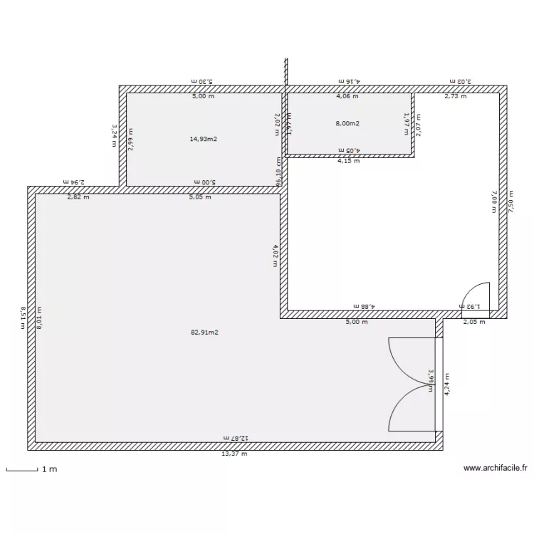 duplex. Plan de duplex. Plan de