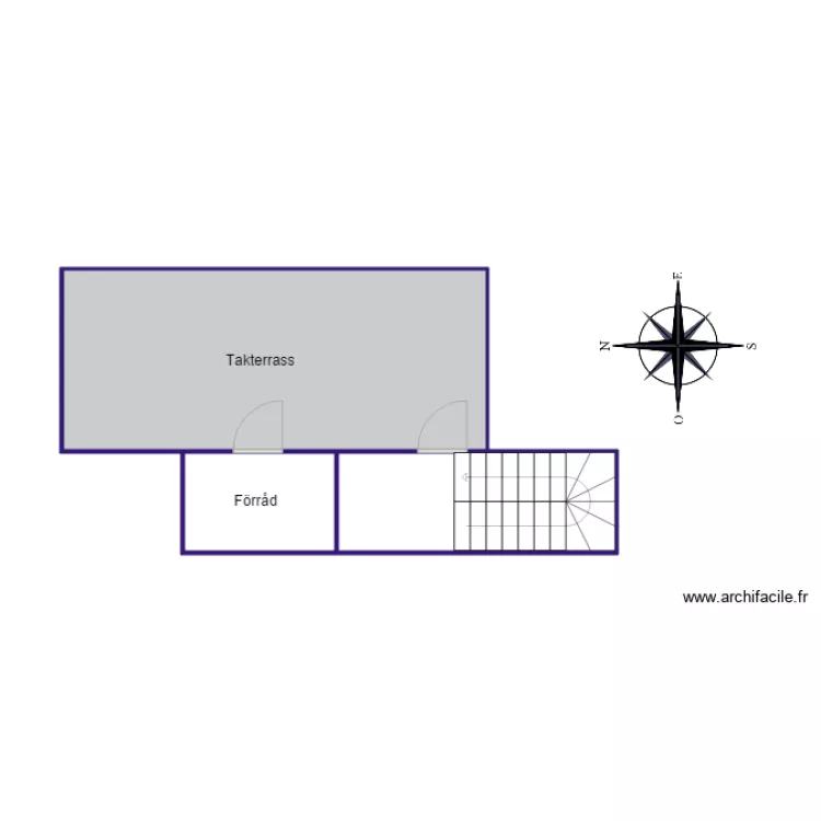 La Cinuelica R6 Takterrass. Plan de 