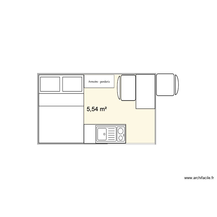 van siege pivotant vue a&eacute;rienne. Plan de 0 pièce et 0 m2