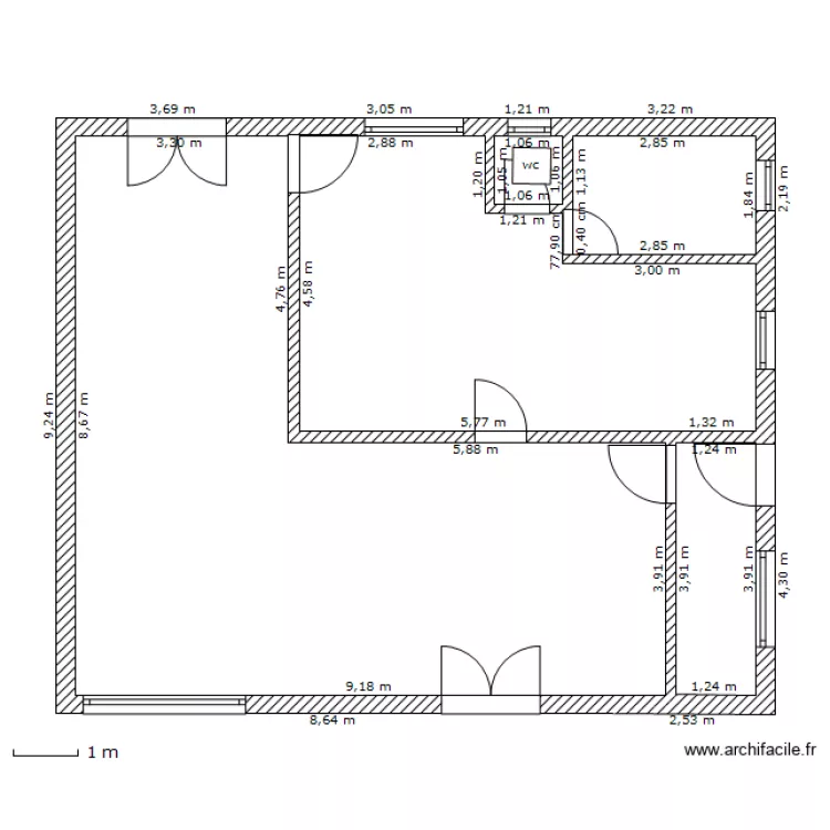 RDC Sartrouville V2. Plan de 