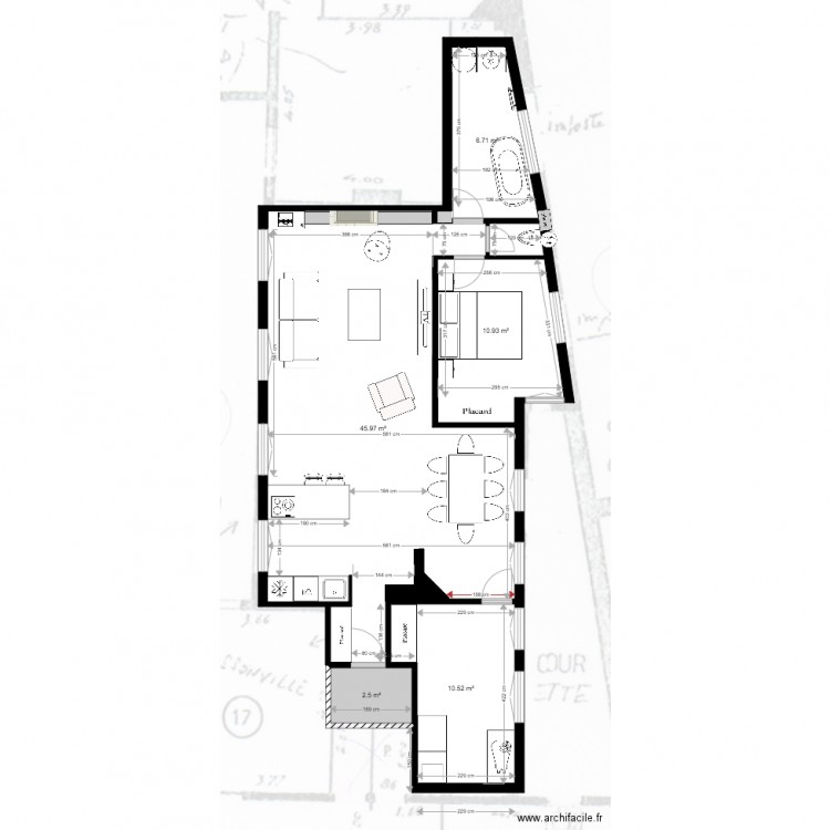 PROJET Froissart 3. Plan de 0 pièce et 0 m2