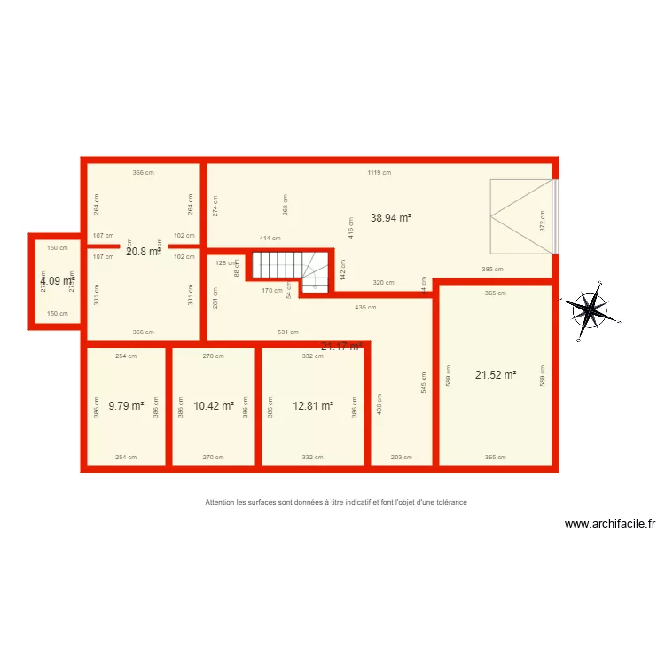 BI 5572 Sous sol c&ocirc;t&eacute;. Plan de 