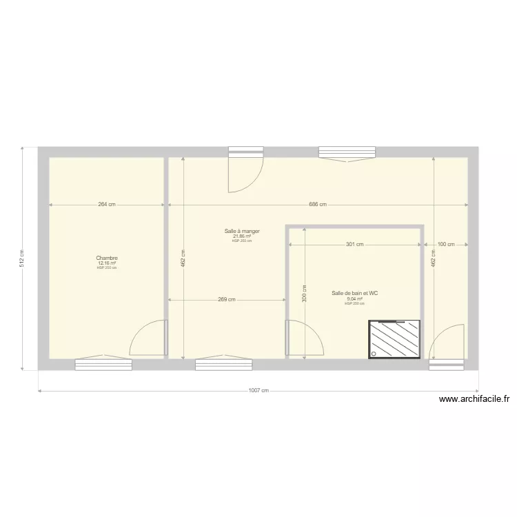 LAVENIR BEATRICE. Plan de 