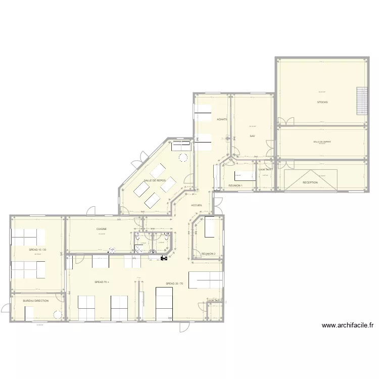 AGENCE SAVENAY PLAN 12 janvier . Plan de 