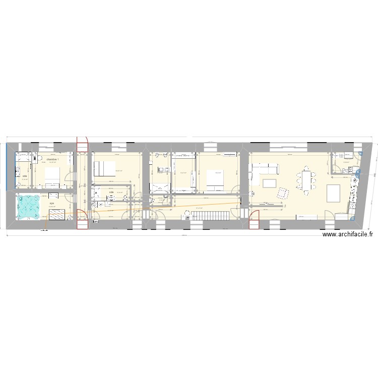 maison complète 2 chauffage. Plan de 0 pièce et 0 m2
