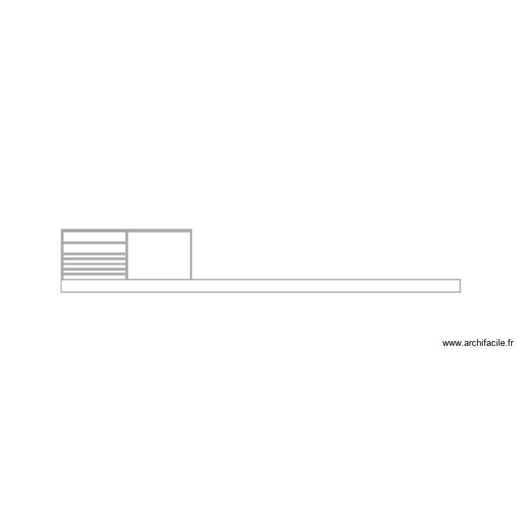 gardes corps villa. Plan de 