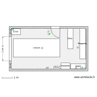 Garage 4x7,37m 29,5m&sup2;