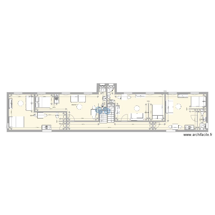 RP hotel la vigne . Plan de 0 pièce et 0 m2