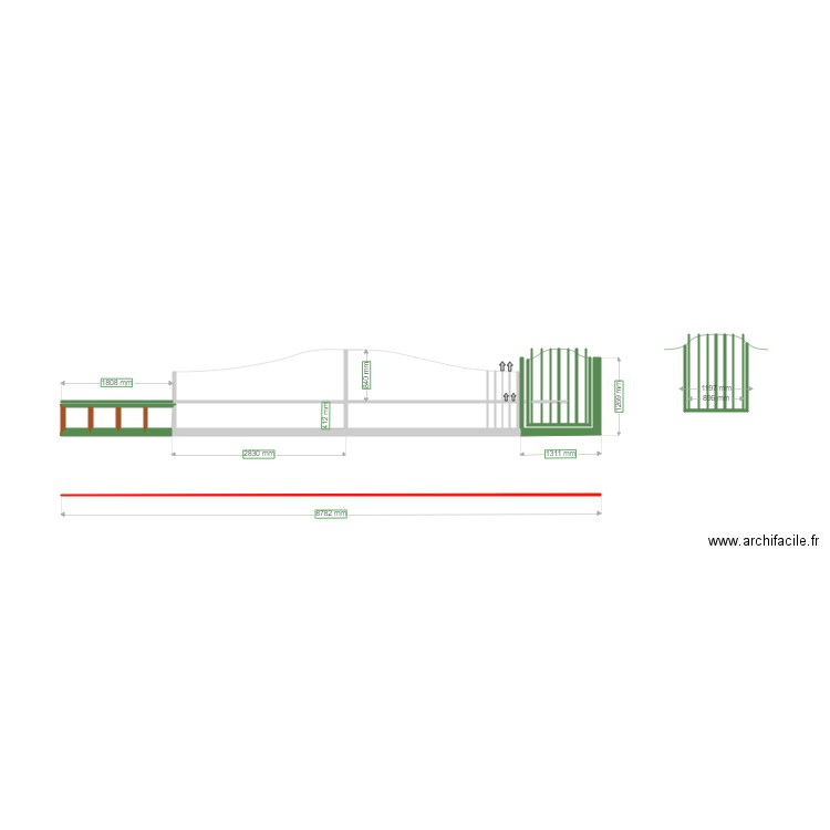 portail fer forgé 5. Plan de 0 pièce et 0 m2