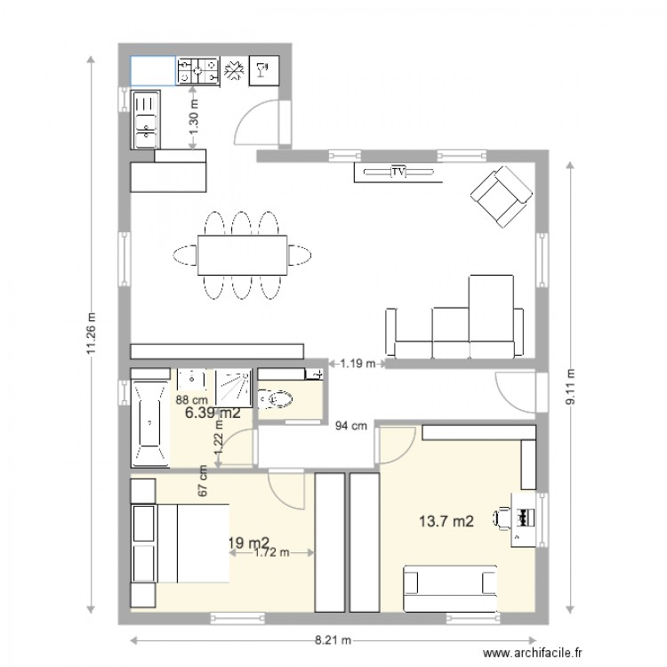 laval 4. Plan de 0 pièce et 0 m2