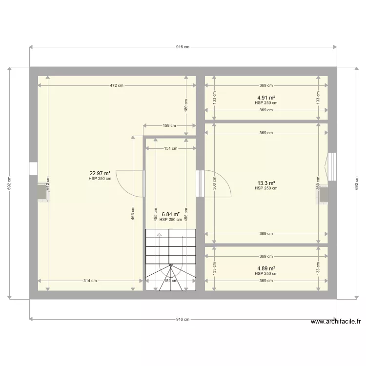 Stephan existant. Plan de 