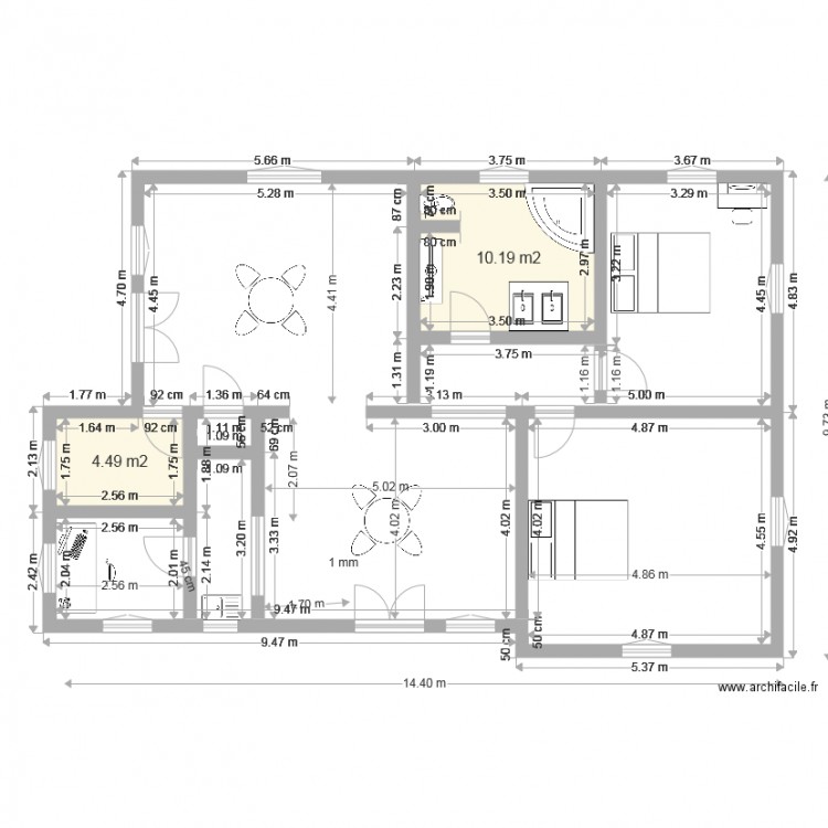 projet005. Plan de 0 pièce et 0 m2