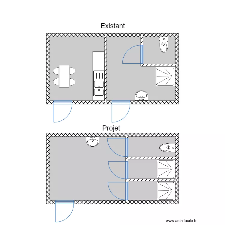 Batiment 307. Plan de 