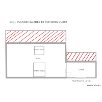 plan de façade ouest