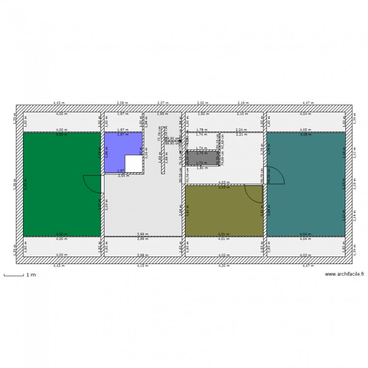 Maison modif N 2. Plan de 0 pièce et 0 m2