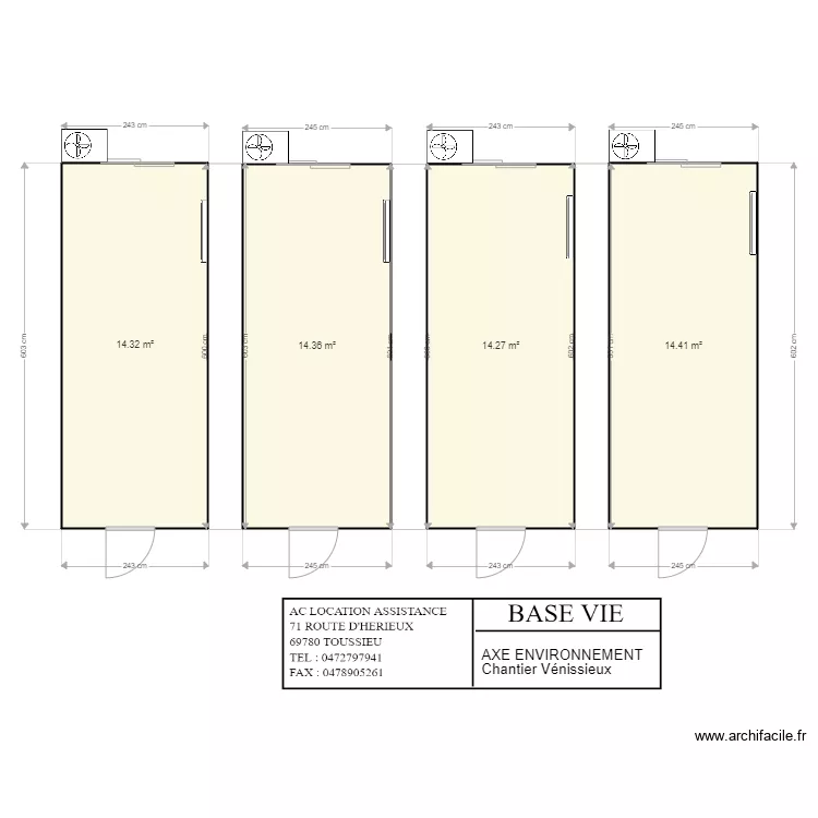 AXE ENVIRONNEMENT VENISSIEUX. Plan de 