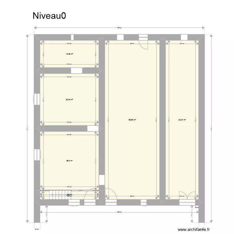 Trossy-Prapezi Niv0. Plan de Trossy-Prapezi Niv0. Plan de