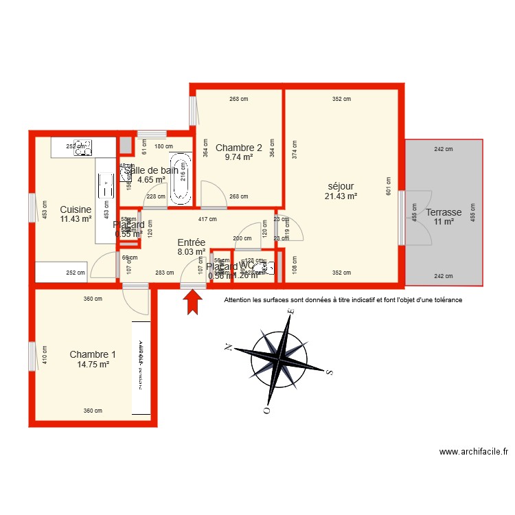 BI 6170 côté. Plan de 0 pièce et 0 m2