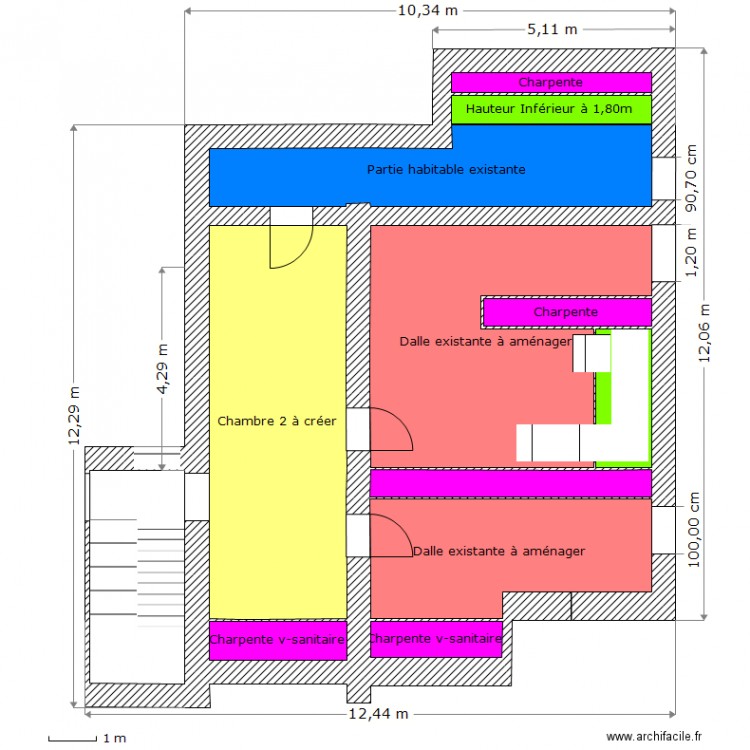 FUTUR   Niveau  1 DDT TEST. Plan de 0 pièce et 0 m2
