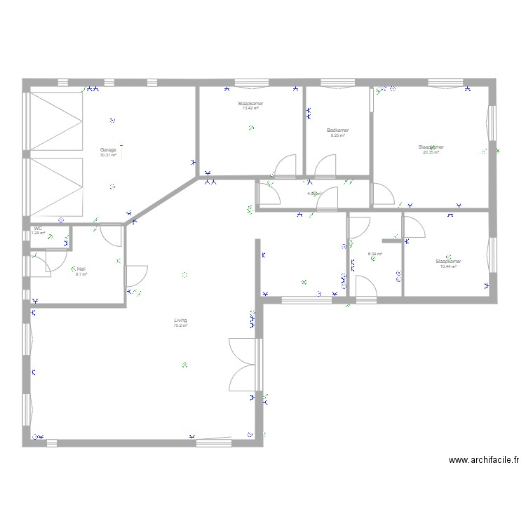 Loïc beneden elec. Plan de 0 pièce et 0 m2