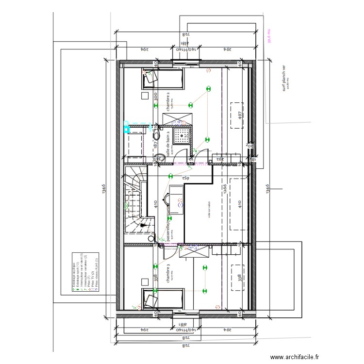 jeltsch etage. Plan de 0 pièce et 0 m2