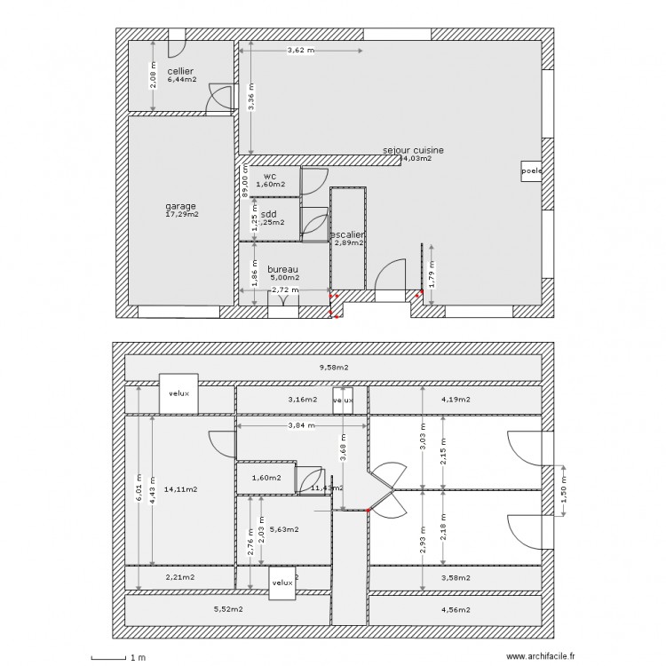 Plan. Plan de 0 pièce et 0 m2