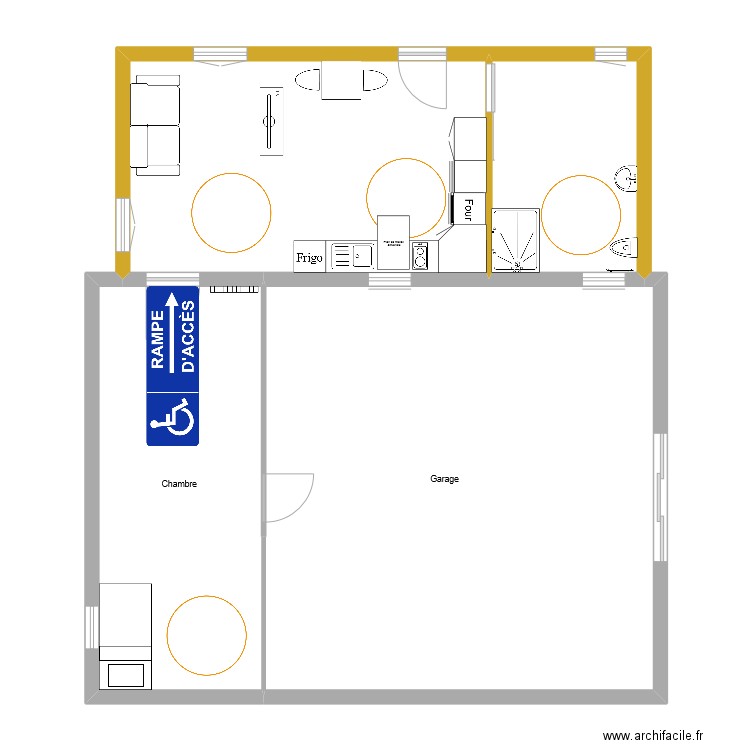 Justine d.B amgt sous-sol. Plan de 4 pièces et 115 m2