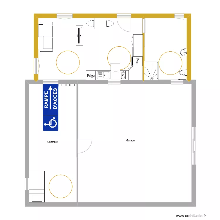 Justine d.B amgt sous-sol. Plan de 