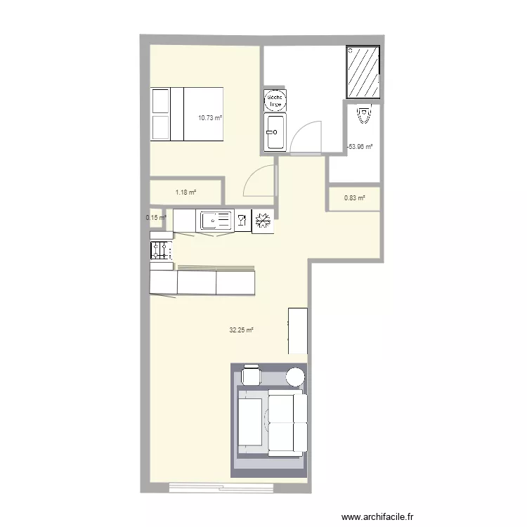 Ruitor Salon 1. Plan de 