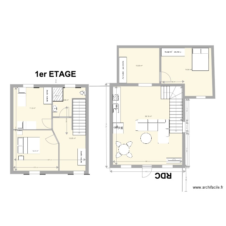 Appartement 3 V5. Plan de 0 pièce et 0 m2