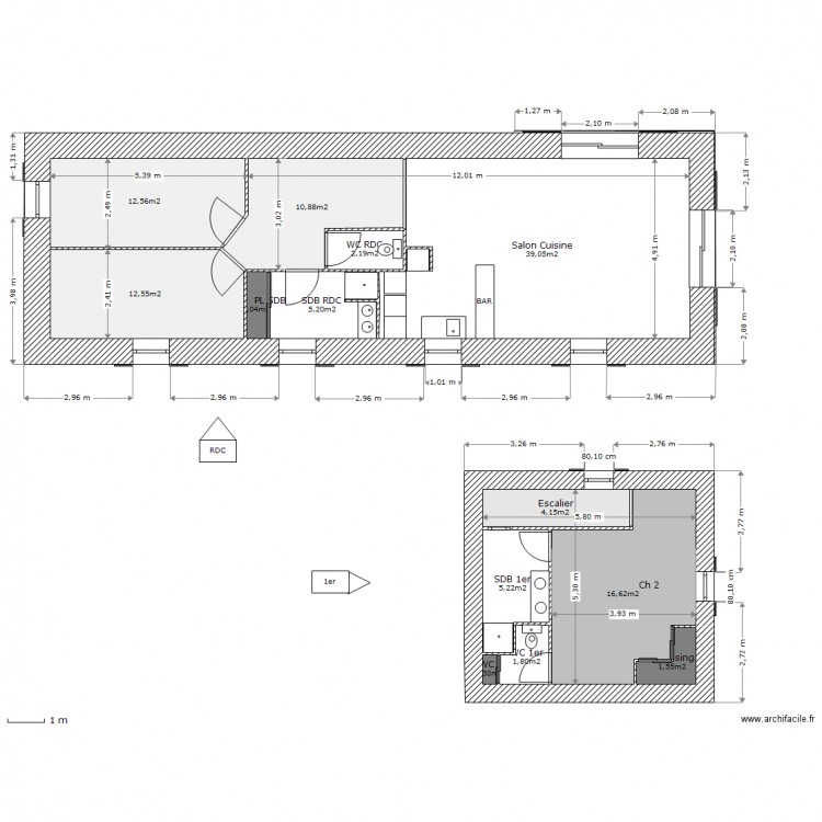 RENOVATION CRASTES. Plan de 0 pièce et 0 m2