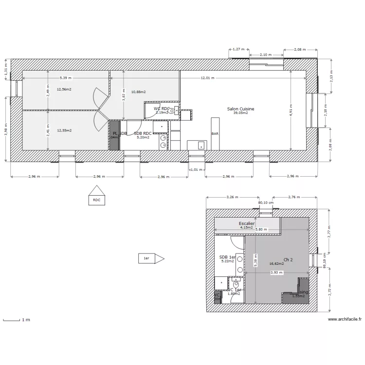 RENOVATION CRASTES. Plan de 