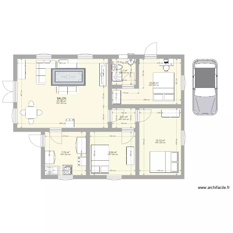 Mon premier plan. Plan de 