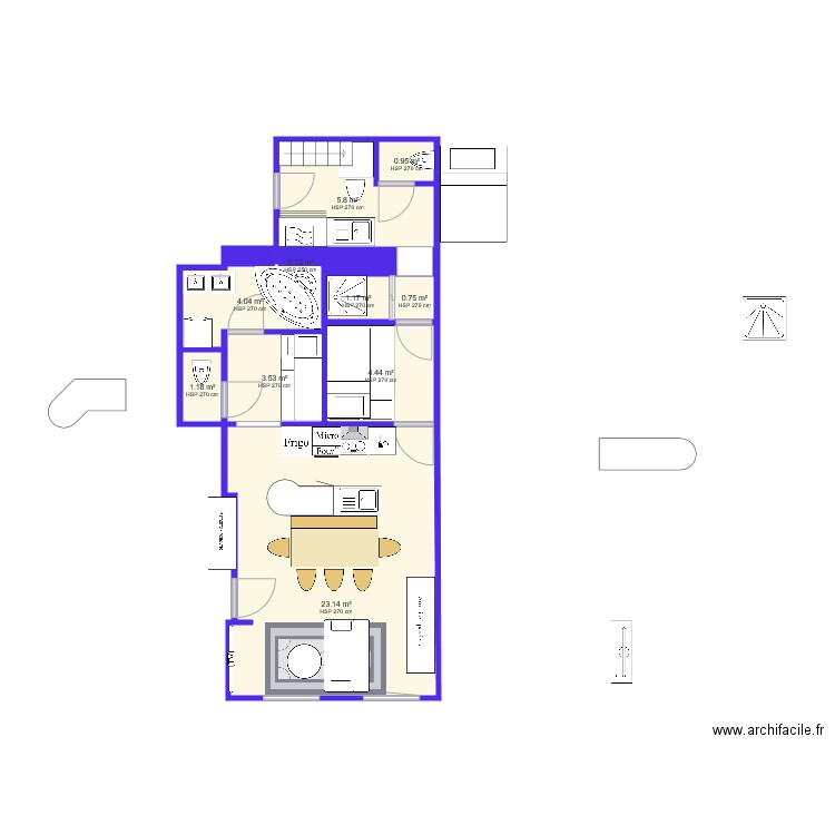 Verdun 10 places. Plan de 0 pièce et 0 m2