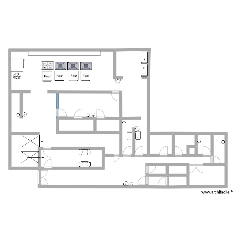 Plan cuisine Sogeres2. Plan de 0 pièce et 0 m2