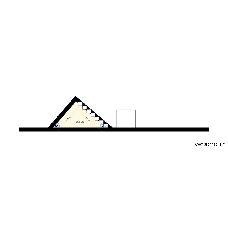 Escalier calcul d angle. Plan de 0 pièce et 0 m2