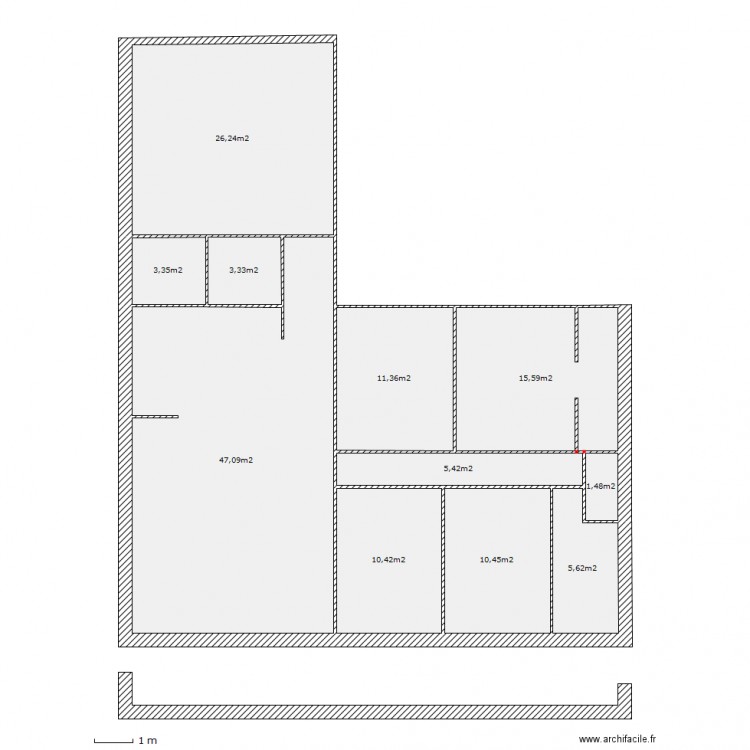 BERNARDOT. Plan de 0 pièce et 0 m2