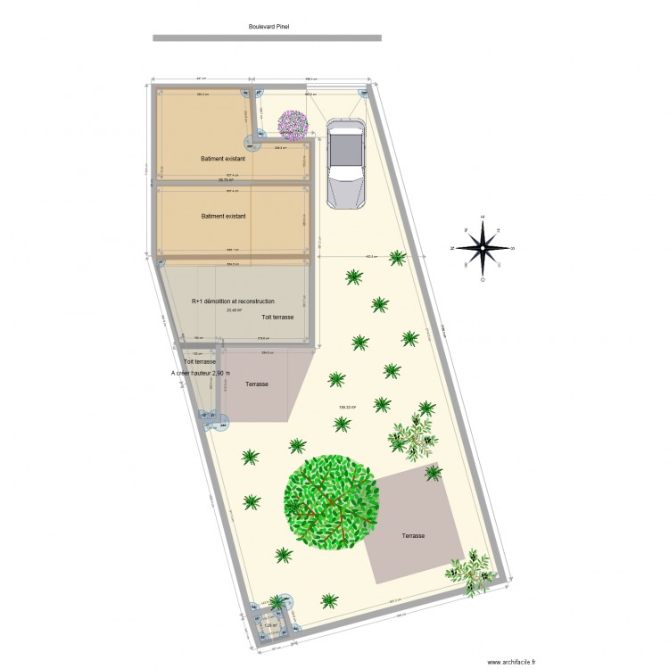 Plan de masse Final 4. Plan de 0 pièce et 0 m2